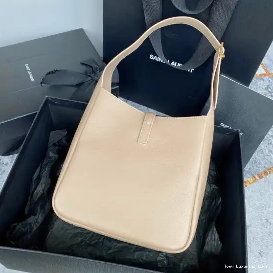 Tony Luxuries SMALL HOBO LE À BAG-23*22*8CM YSL 7 SOFT 5 0606